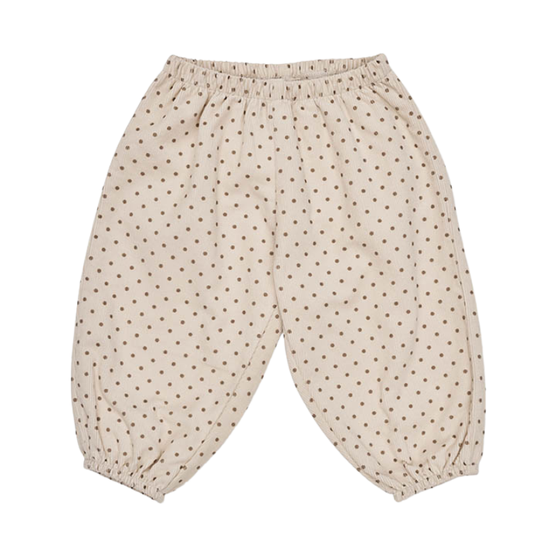 Lalaby Baumwoll-Babyhose Pixie – Brauner Punkt