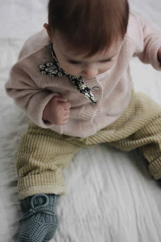 Lalaby cotton mega corduroy baby pants Charlie – Olive