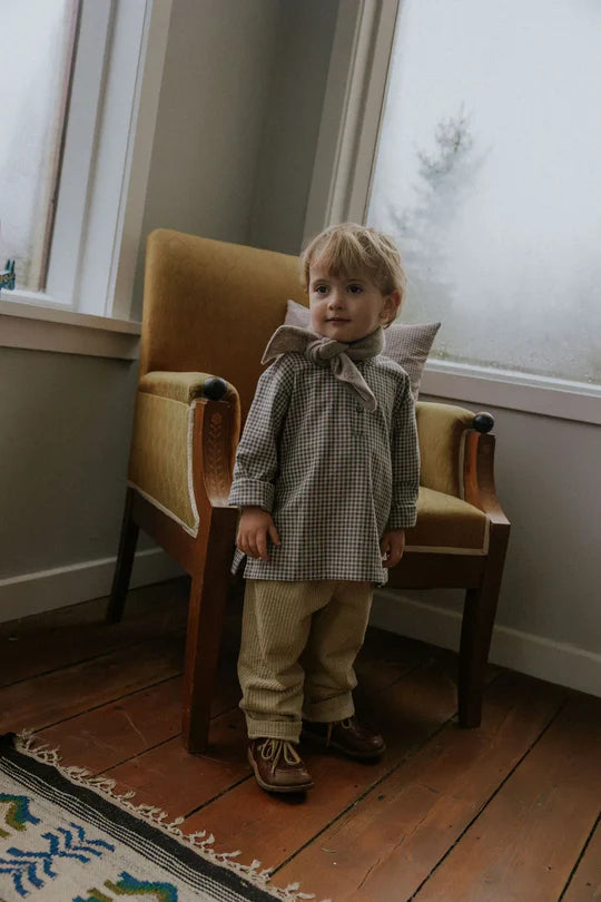 Lalaby cotton mega corduroy children's trousers Charlie – Olive