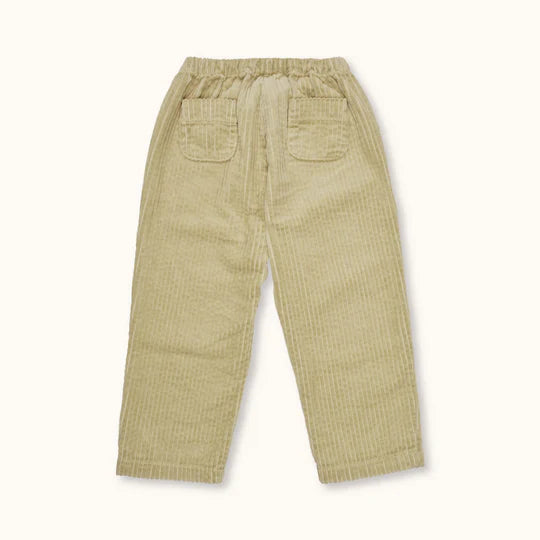 Lalaby cotton mega corduroy children's trousers Charlie – Olive