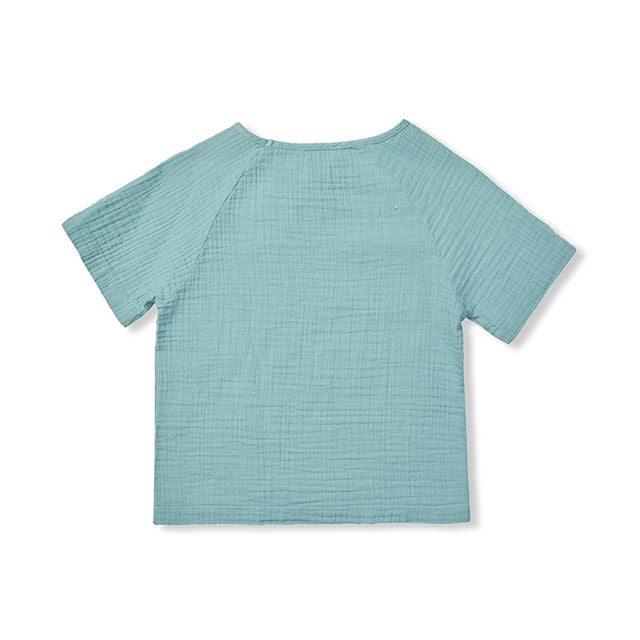 Lalaby Baumwoll-T-Shirt Paolo – Pool