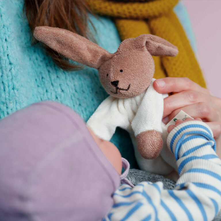 Nänchen Natur Knuffeldoekje Hoppel