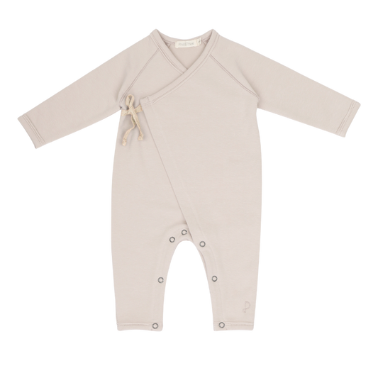 Phil & Phae x Atelier de Wevershoek Wickelanzug aus Kaschmir – Nougat