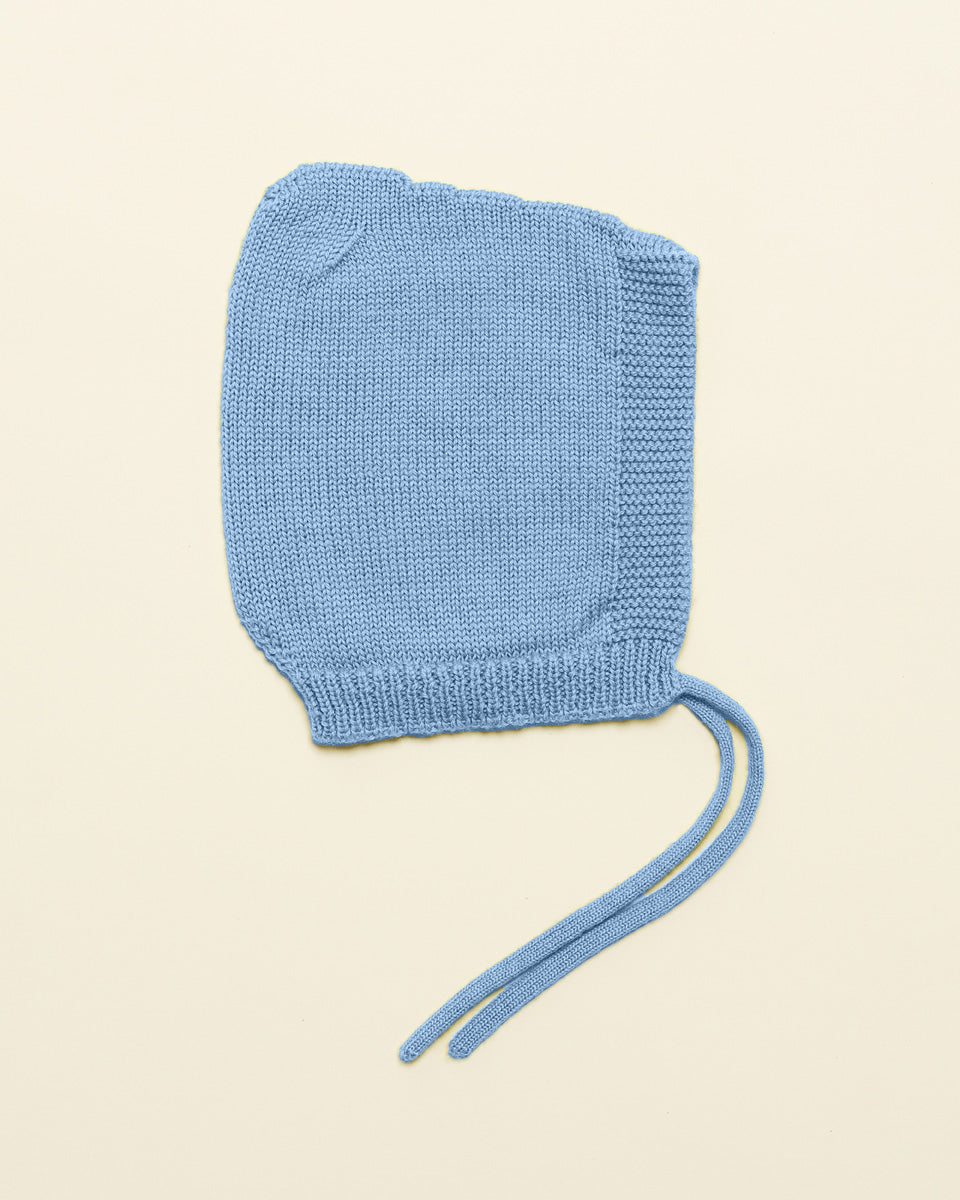 Hvid Pixie bonnet Isidor - Light Blue