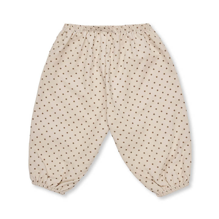 Lalaby Baumwoll-Babyhose Pixie – Brauner Punkt