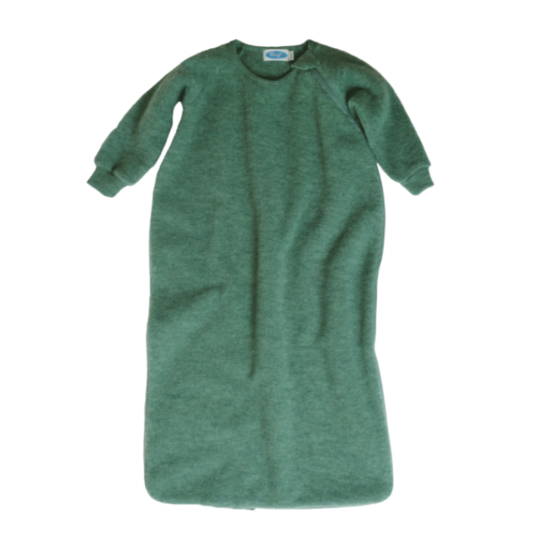 Reiff Wolf Fleece-Schlafsack mit Ärmeln – Salbei