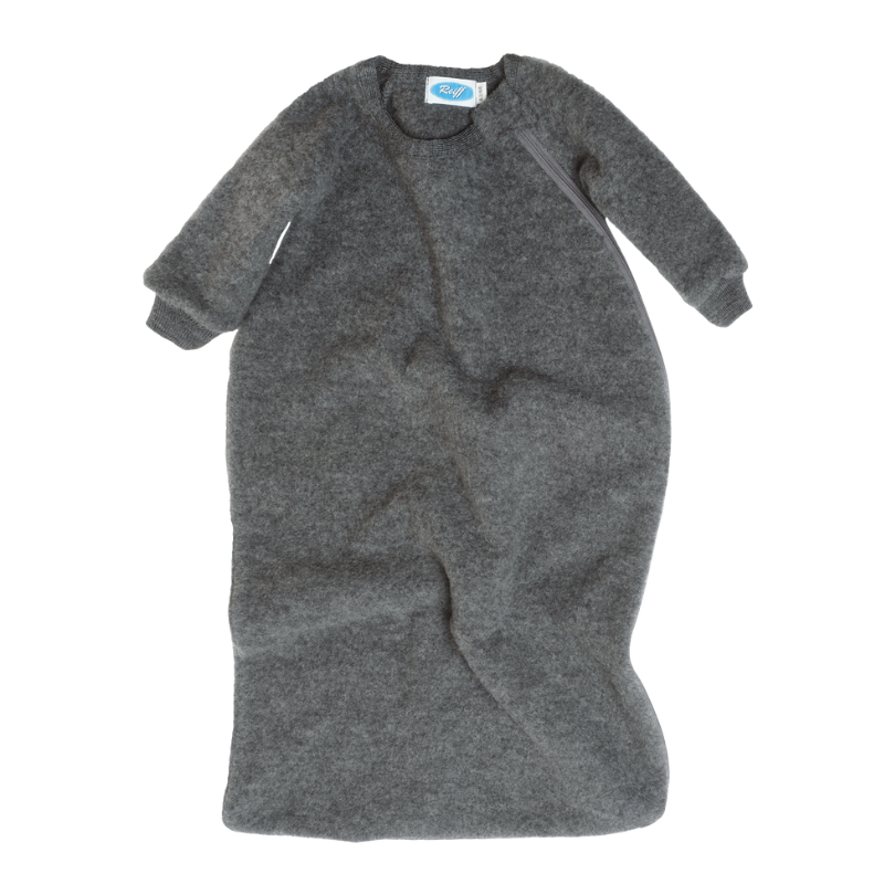Reiff Wolf Fleece-Schlafsack mit Ärmeln – Rock