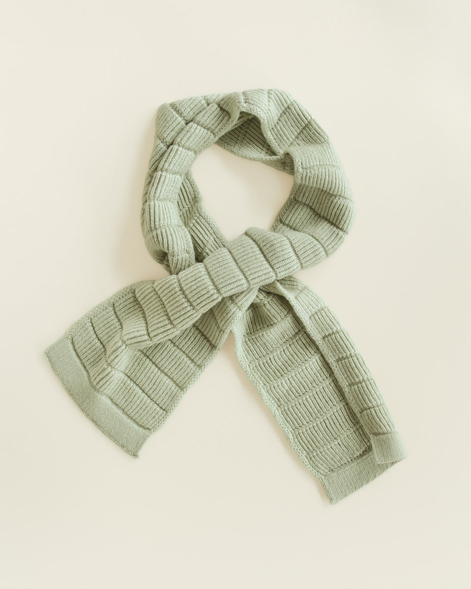 Hvid sjaal Jacobino - Mint