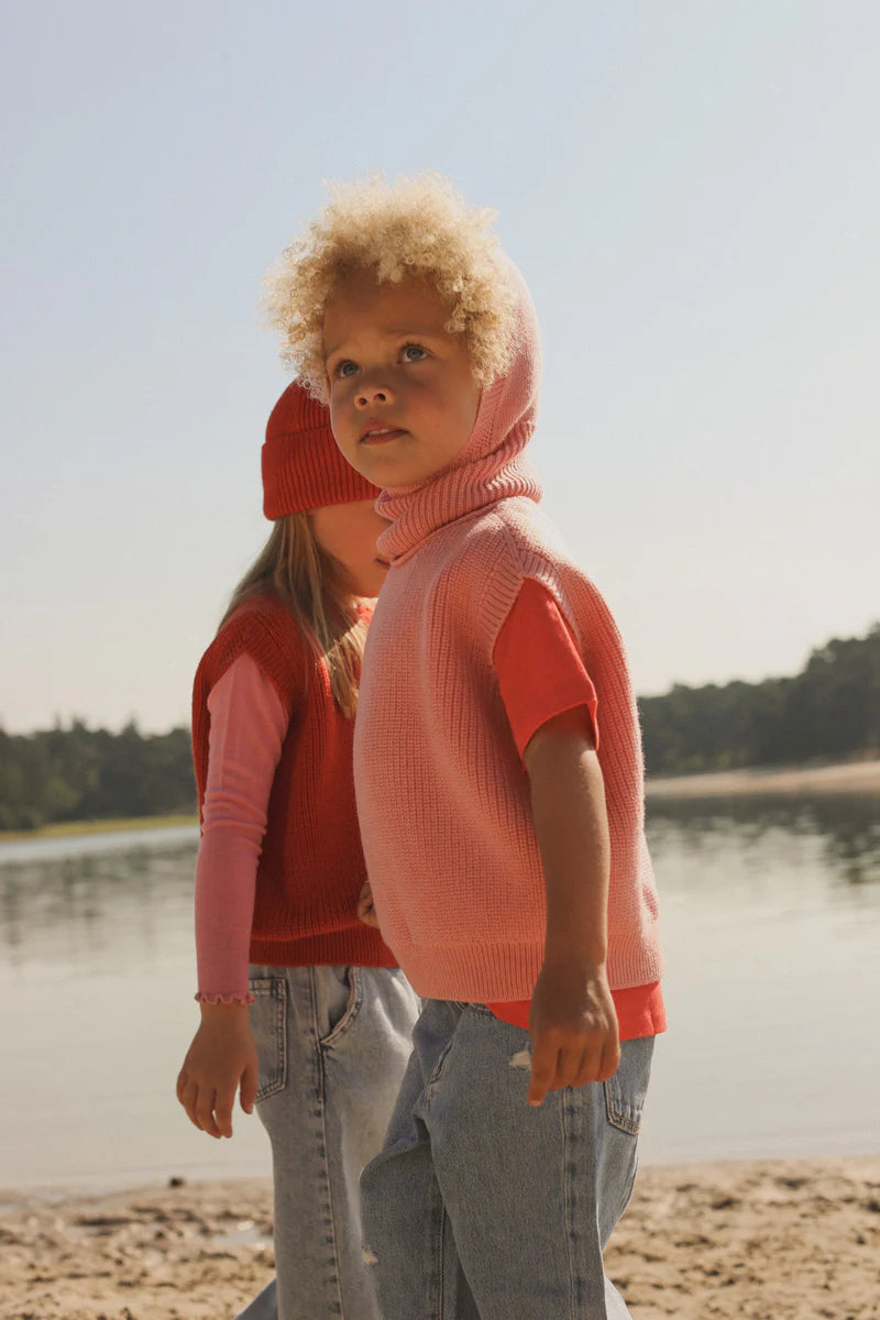 Hvid Weste Harvey Kinder - Bubblegum
