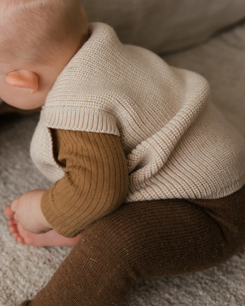 Hvid Weste Harvey Baby - Creme