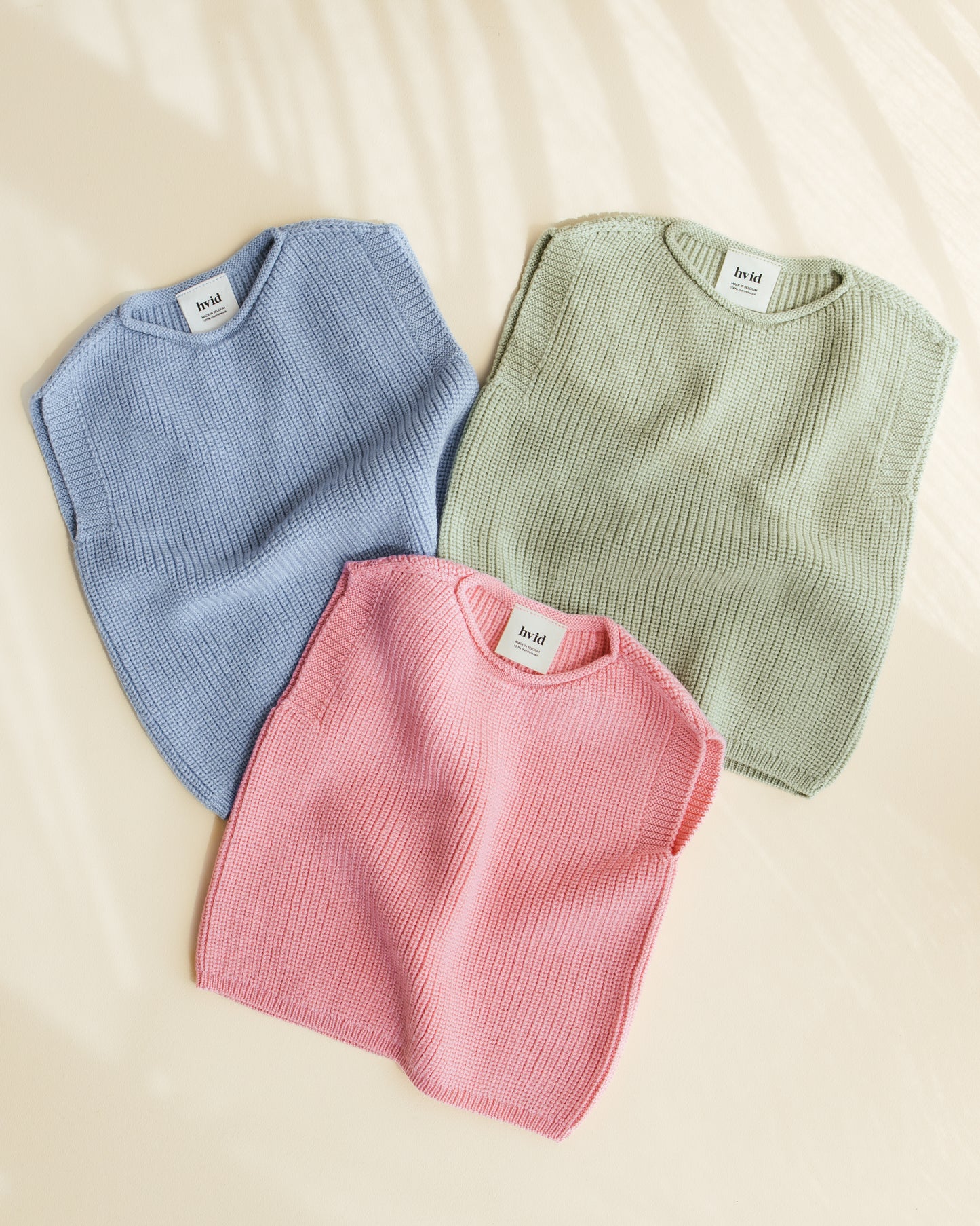Hvid Weste Harvey Baby - Mint