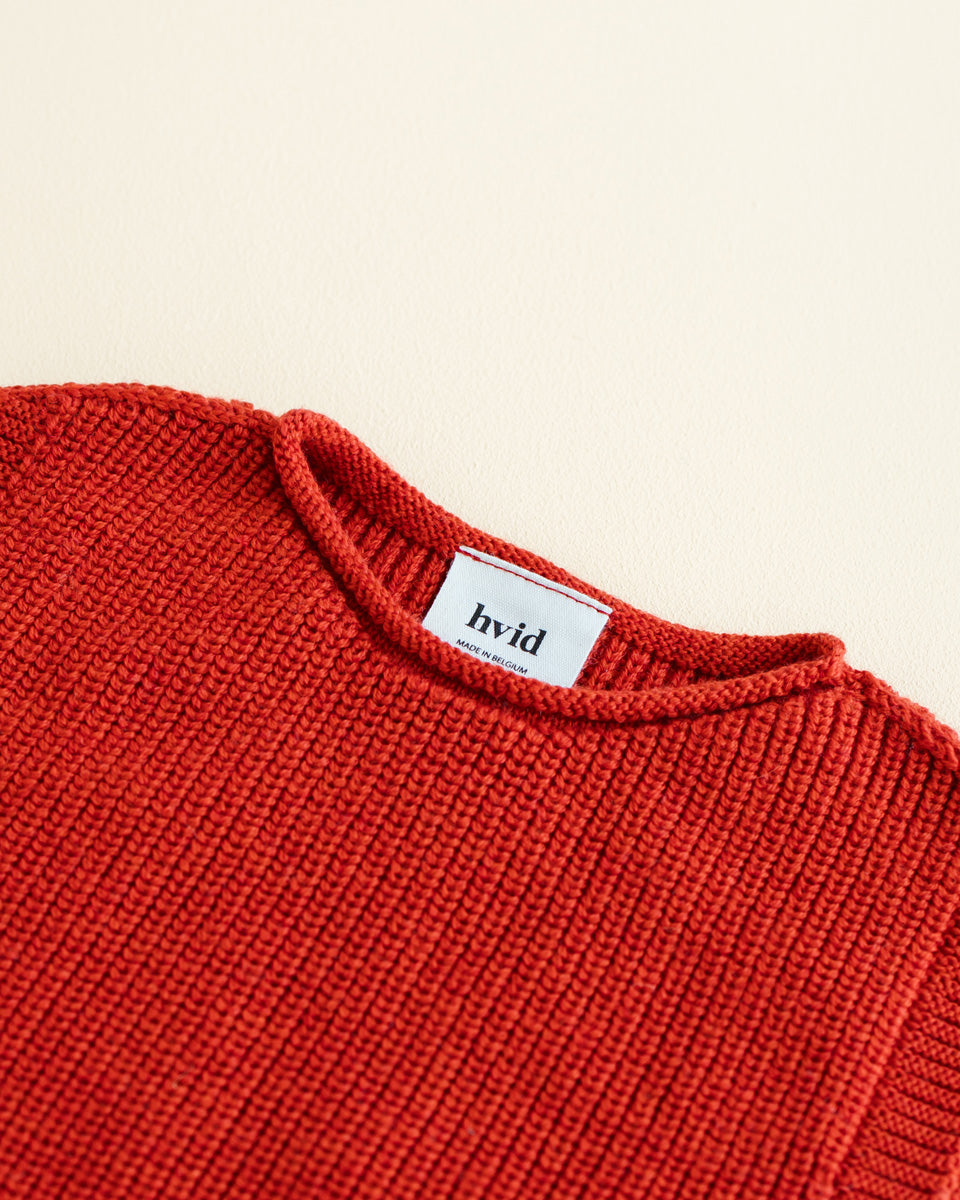 Hvid vest Harvey baby - Red