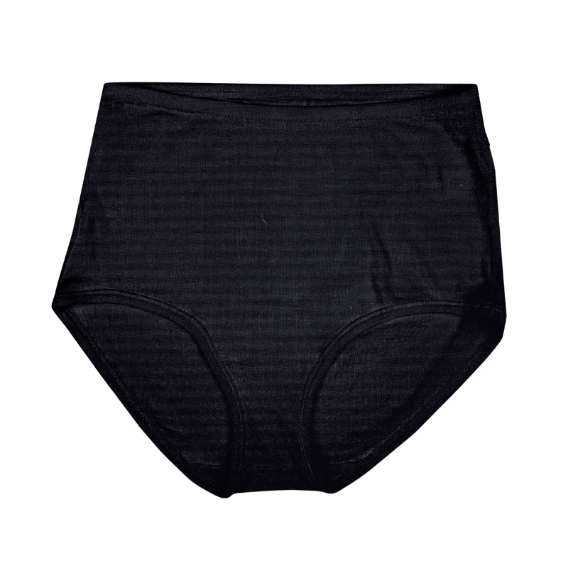 Joha Woll-High-Waist-Unterwäsche Damen - Schwarz