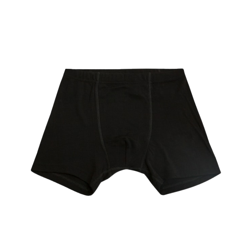 Joha Wolle/Seide Boxershorts Herren - Schwarz