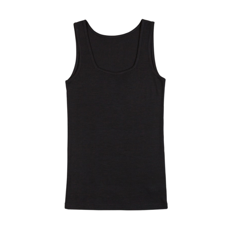 Joha wool/silk tank top women - Black