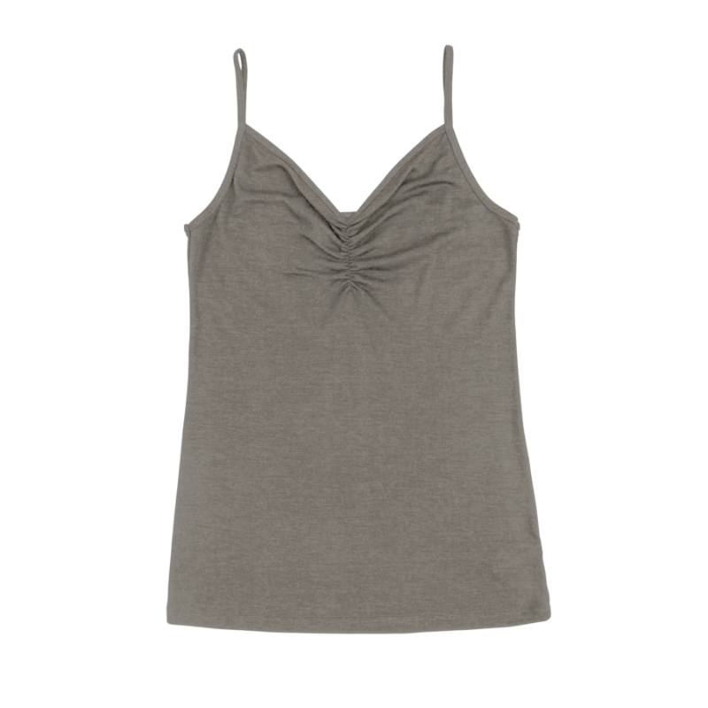Joha wool/silk top ladies - Sesame melange