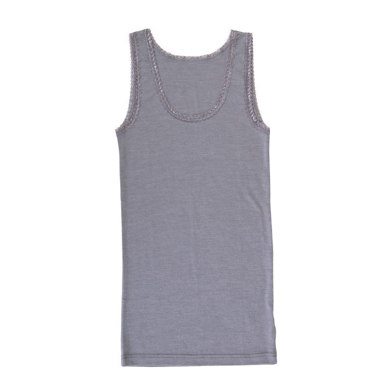 Joha Wolle/Seide Shirt Damen - Grau