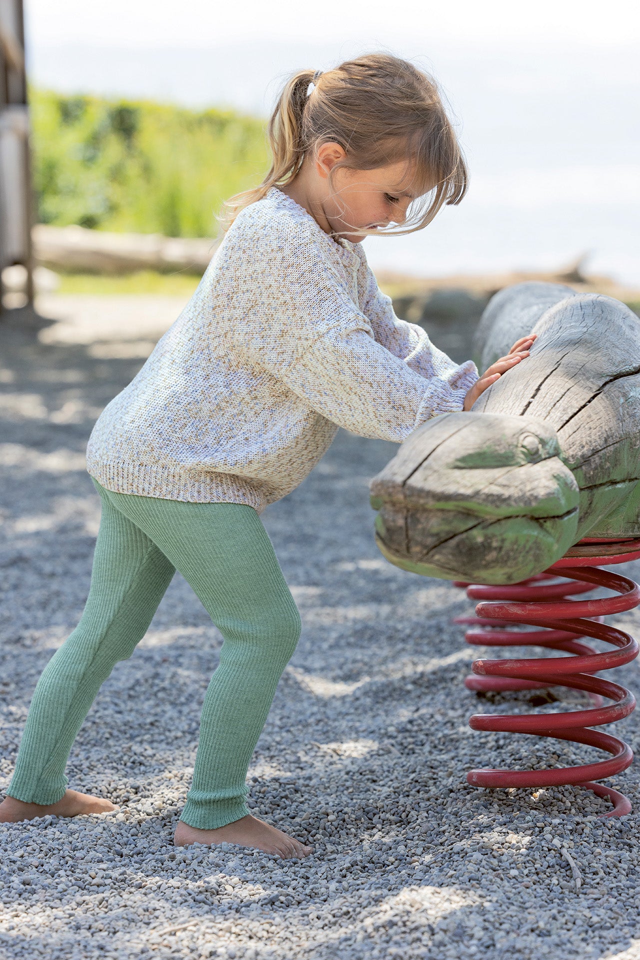 Disana Leggings light - Jade