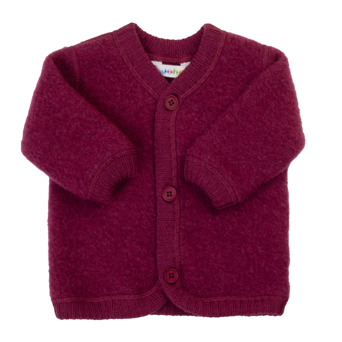 Joha wolfleece vestje - Wine Melange