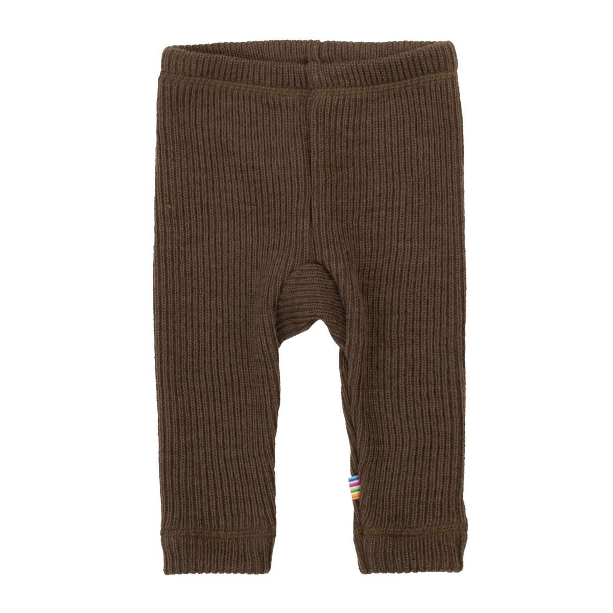 Joha gerippte Wollleggings - Braun
