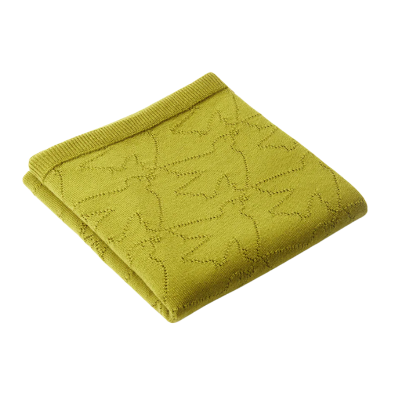 26 PARADIS Babydecke aus Merinowolle – Vogelmotiv