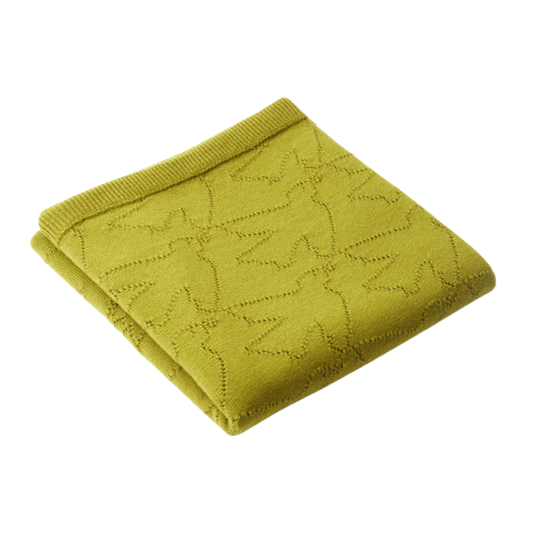 26 PARADIS Babydecke aus Merinowolle – Vogelmotiv