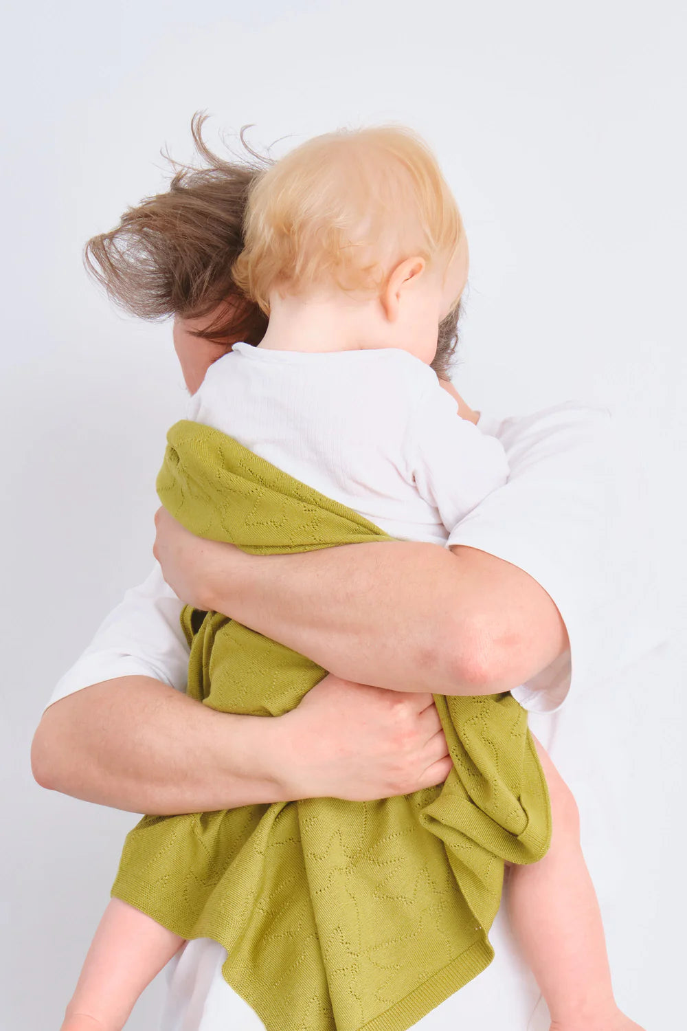 26 PARADIS Babydecke aus Merinowolle – Vogelmotiv