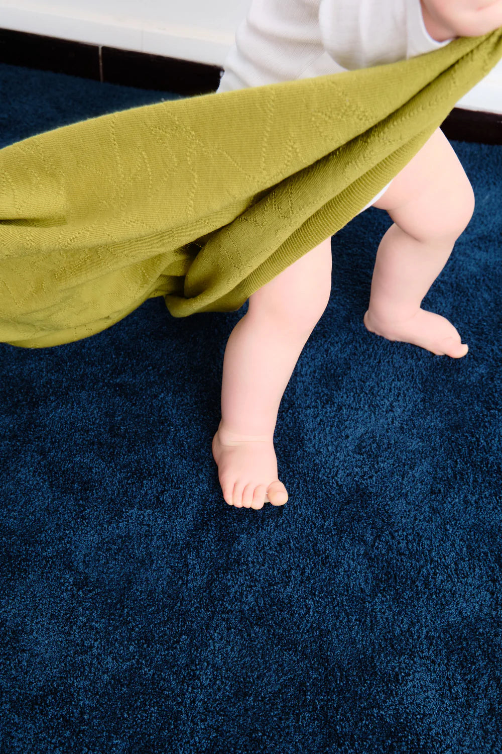 26 PARADIS Babydecke aus Merinowolle – Vogelmotiv