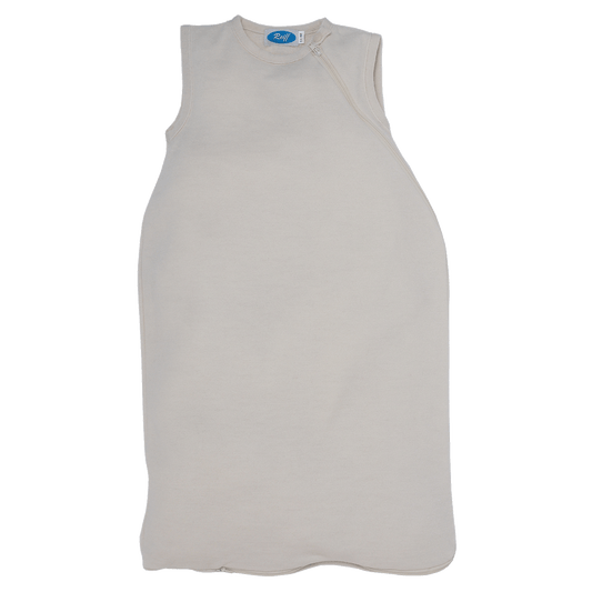 Reiff merino terry wol/zijde mouwloze slaapzak naturel - de Wevershoek