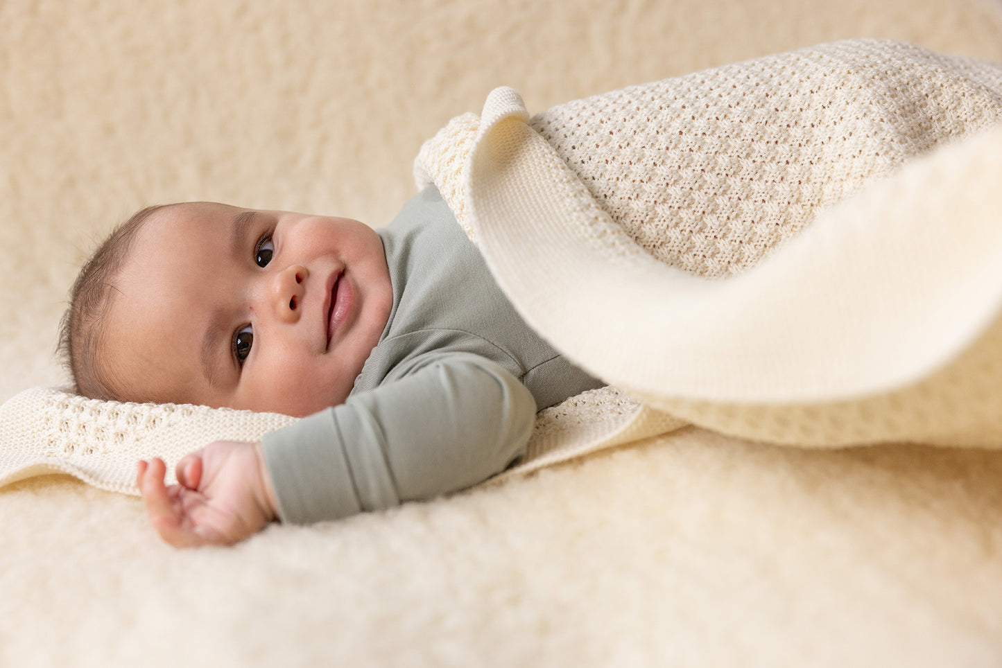 Disana Wabendecke aus Wolle – Natur