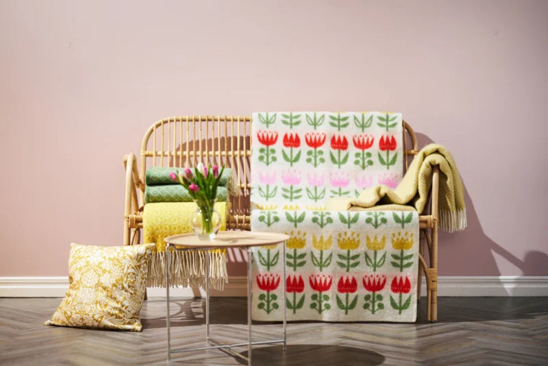 Koc wełniany ekologiczny Klippan Tulip