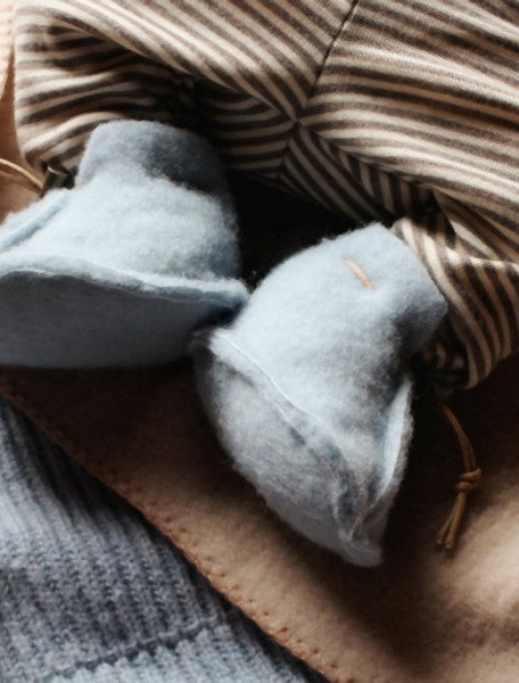 Alwero baby slofjes Emo - Ice Blue