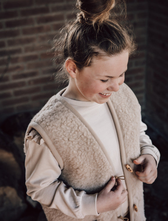 Alwero Alpen Junior Woll-Bodywarmer – English Tea