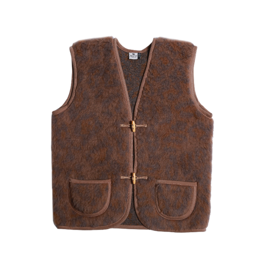 Alwero Alpen Junior Woll-Bodywarmer – Panther Camello |