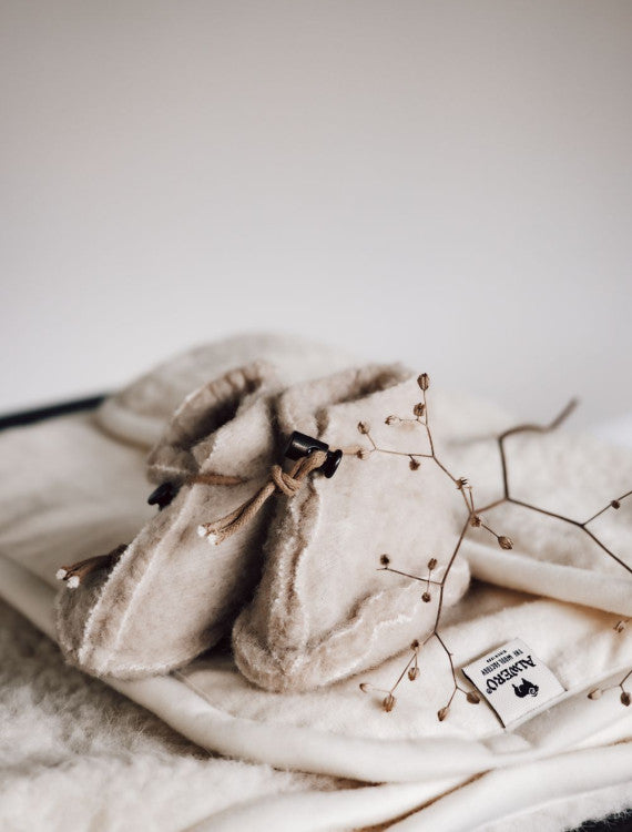 Alwero Babyhausschuhe Emo - Beige