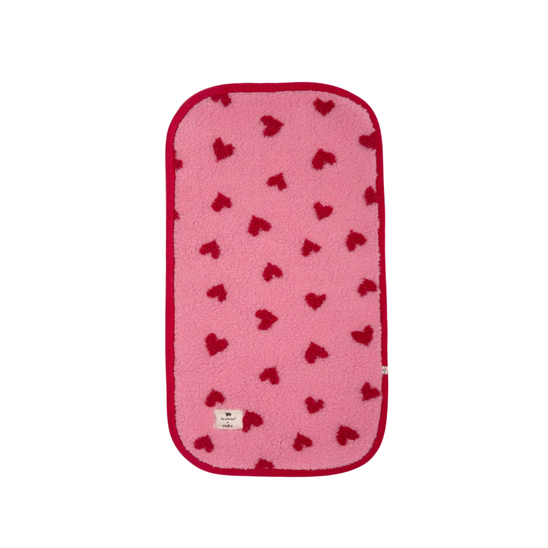 Alwero X Salty wieg beschermer - Bubble Gum Heart