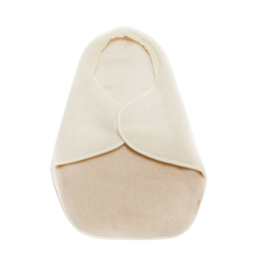 Alwero Woll-Wickeldecke Wingy Duo – Beige