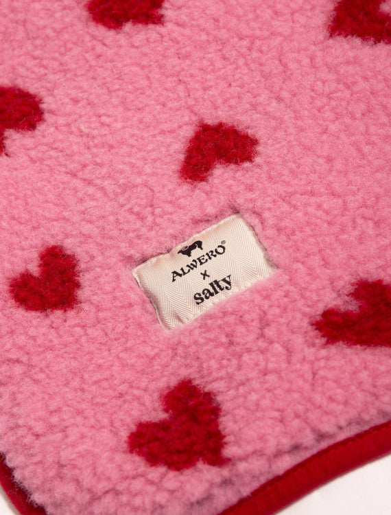 Alwero X Salty deken - Bubble Gum Heart
