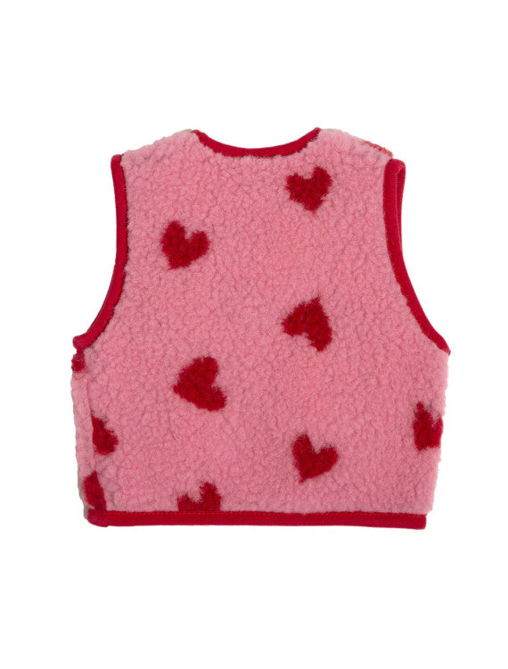 Alwero X Salty baby vest Lulu - Bubble Gum Hearts
