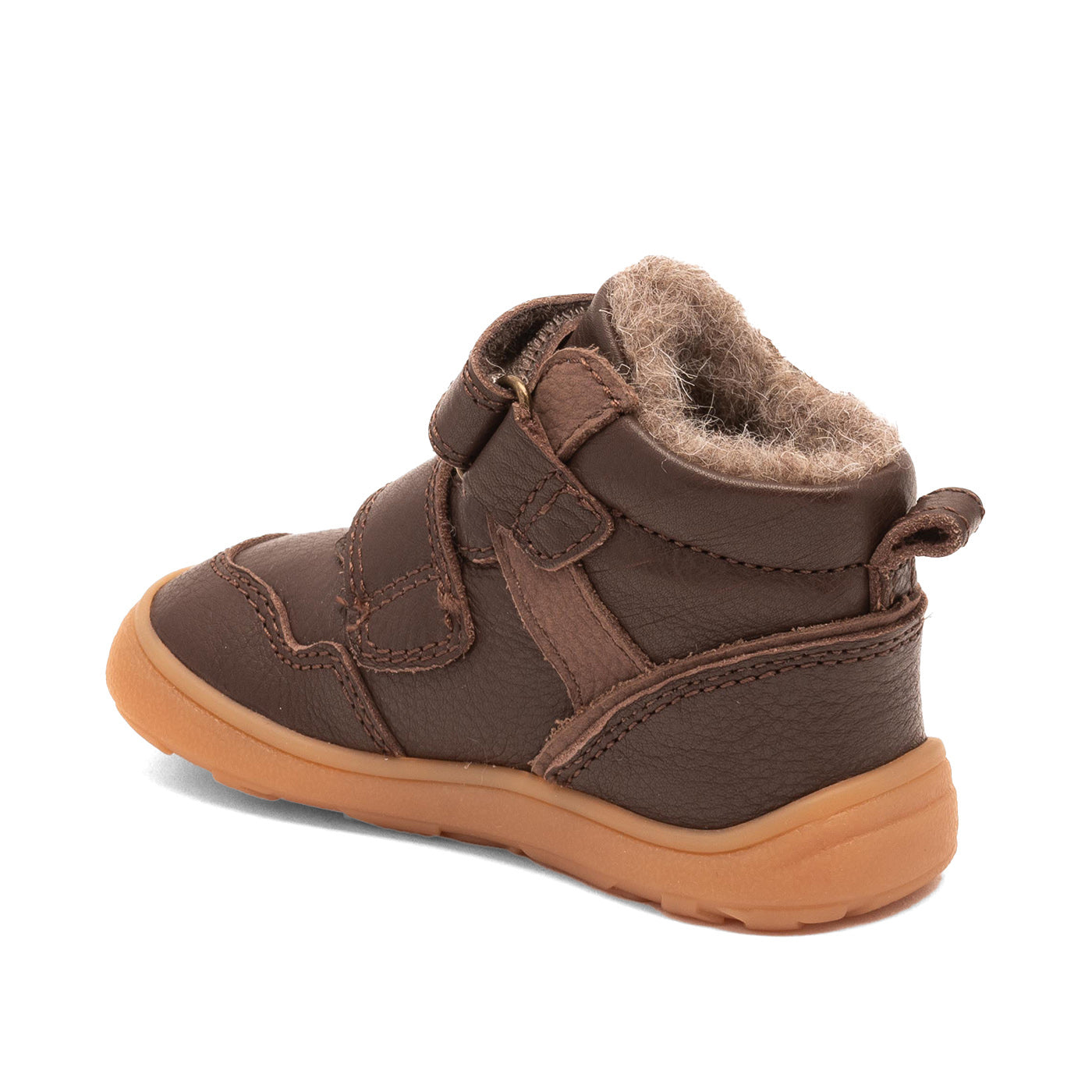 Bisgaard Becky TEX Barfußschuhe – Braun | Wasserdichtes Leder & Wollfutter