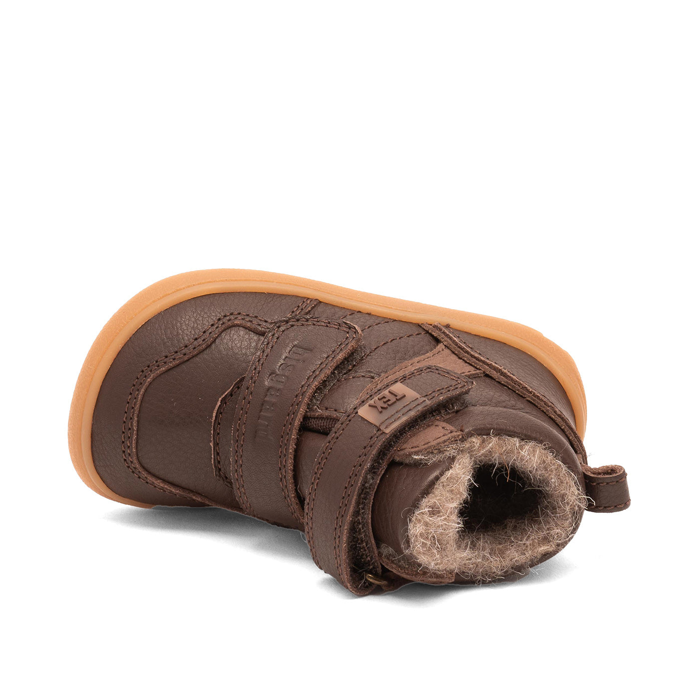 Bisgaard Becky TEX Barfußschuhe – Braun | Wasserdichtes Leder & Wollfutter
