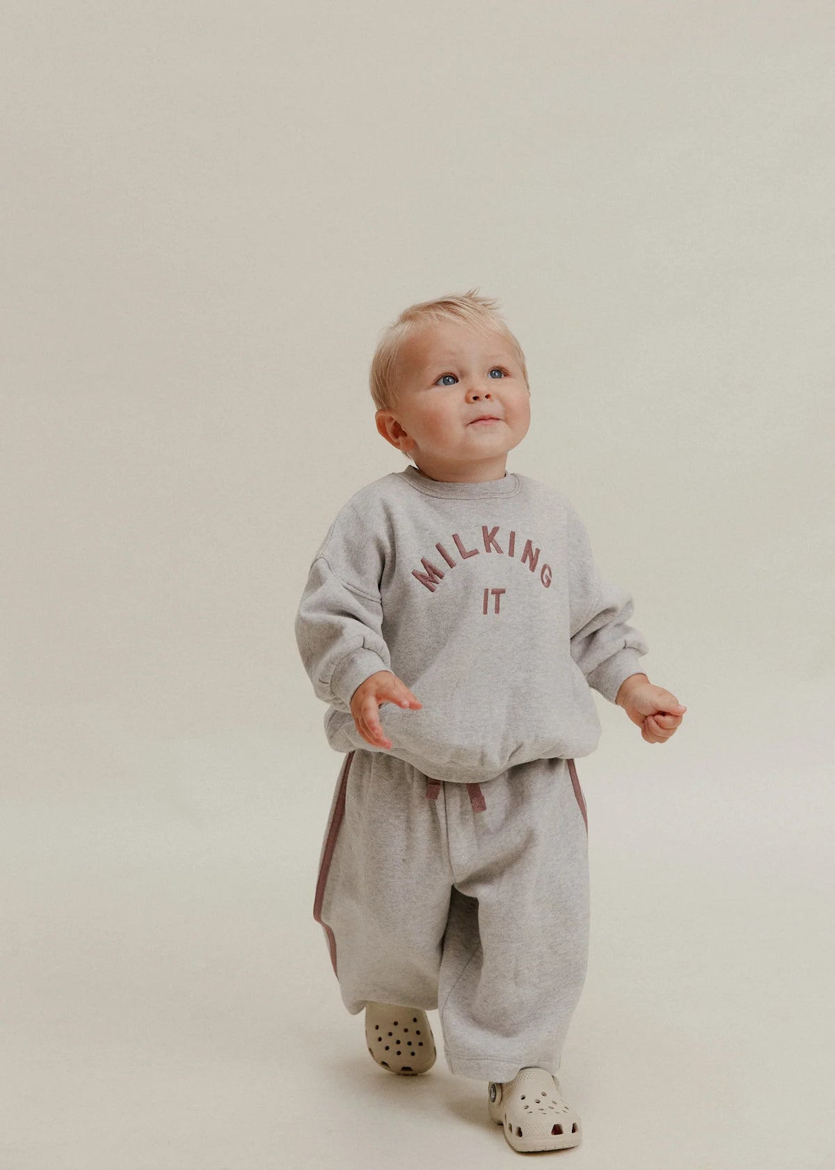 Claude & Co Carner Milking It sweater - Grey Marl