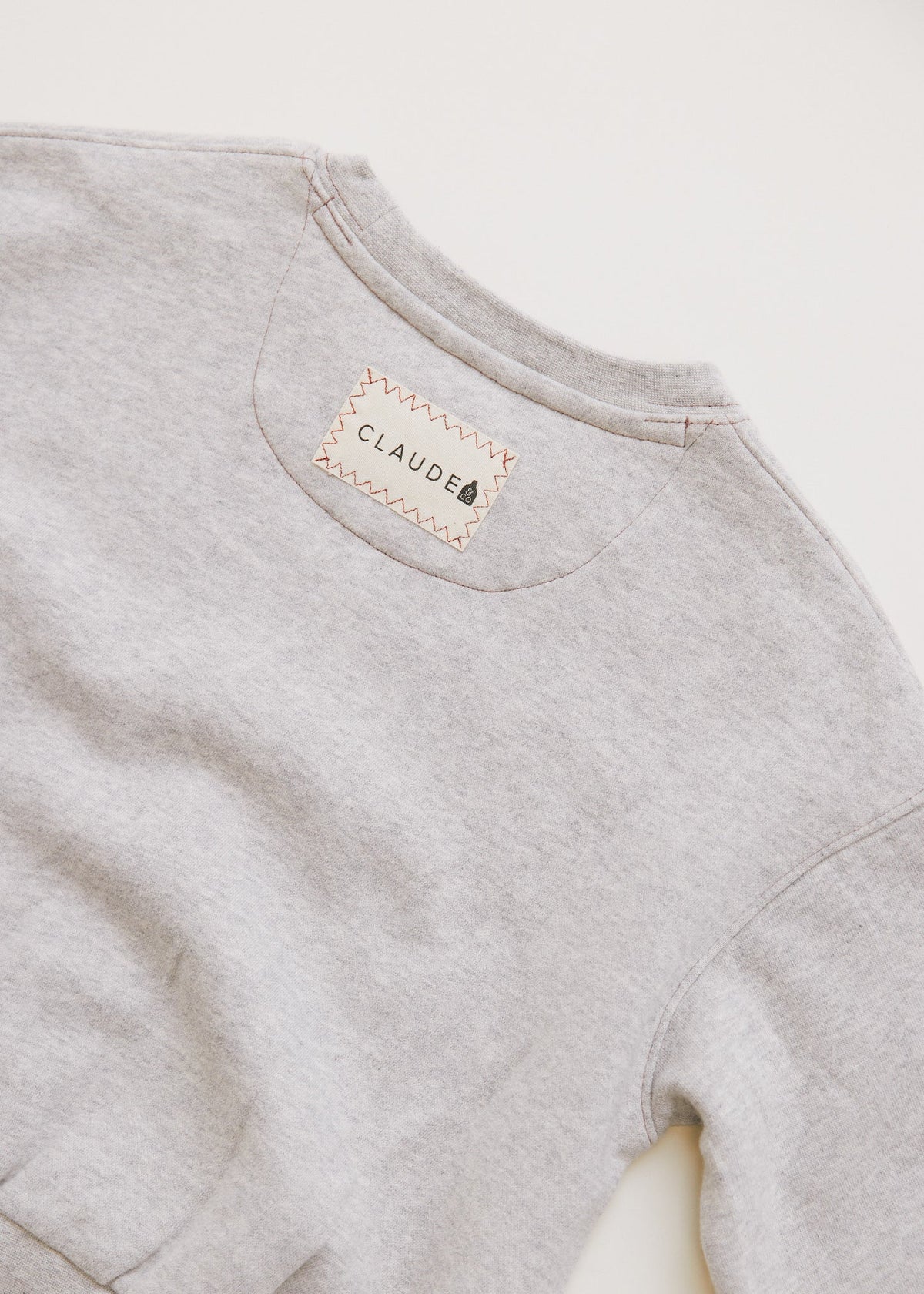 Claude & Co Carner Milking It sweater - Grey Marl