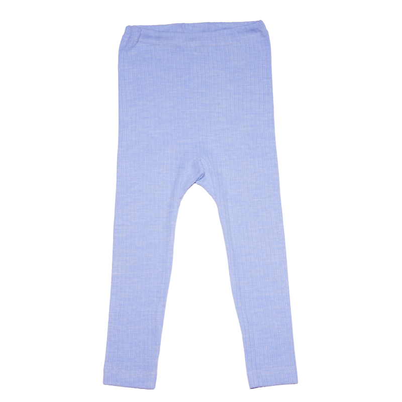 Cosilana Leggings aus Wolle/Seide/Baumwolle - Blau