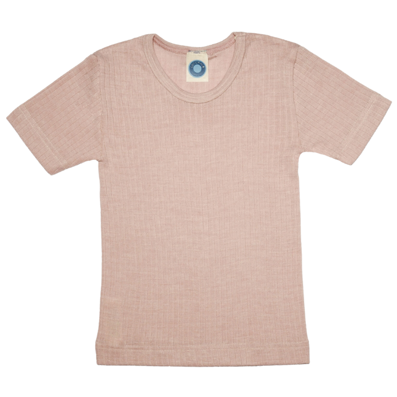 Cosilana T-Shirt Wolle/Seide/Baumwolle – Rosa