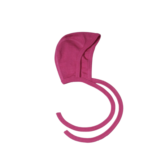 Cosilana Woll-/Seiden-Schleifenhut - Pep Pink