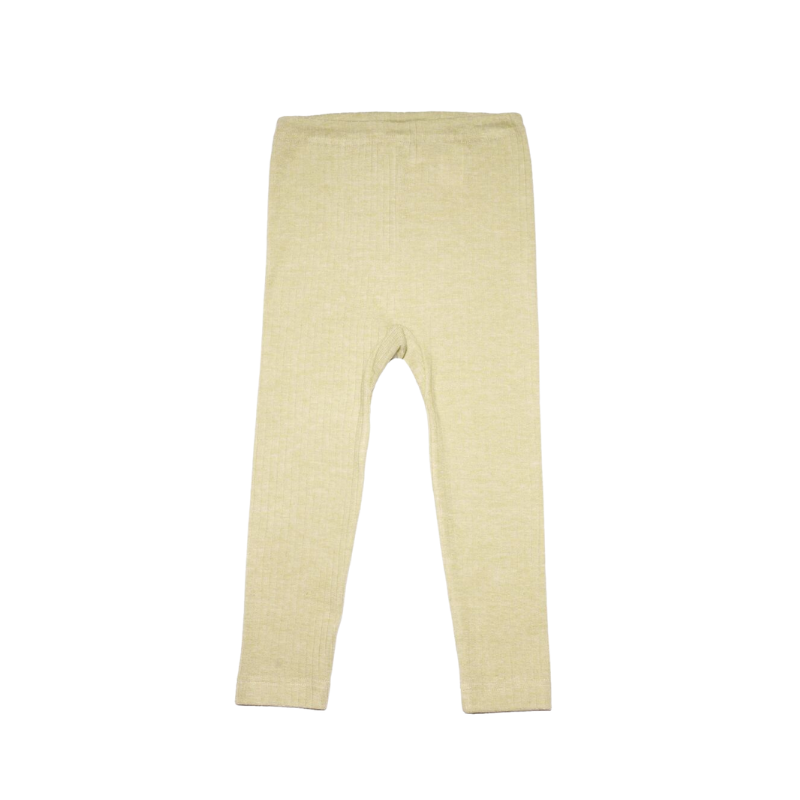 Cosilana Leggings aus Wolle/Seide/Baumwolle - Grün
