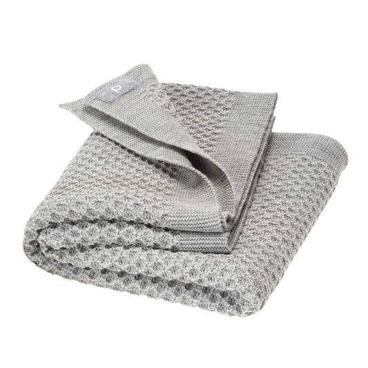 Disana Wabendecke aus Wolle – Grau