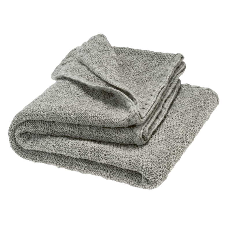 Disana Woll-Babydecke – Grau