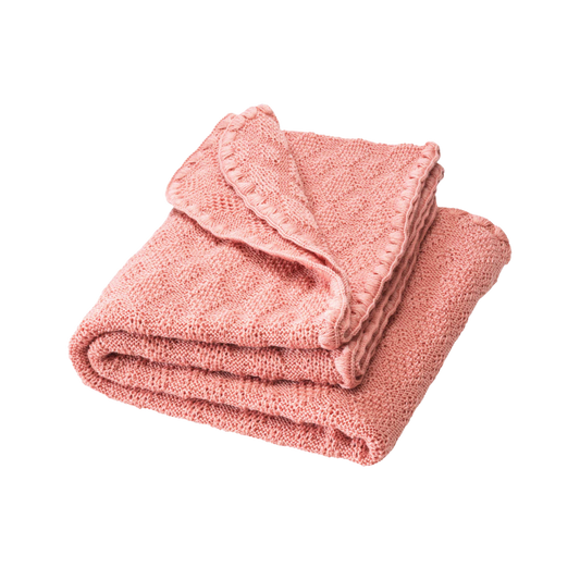 Disana Woll-Babydecke AW25/26 - Zartrosa